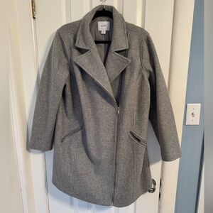 Grey Old Navy Pea Coat size 1X